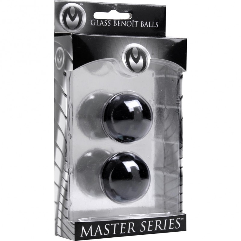 Master Series Jaded Glass Ben Wa Balls 30mm
